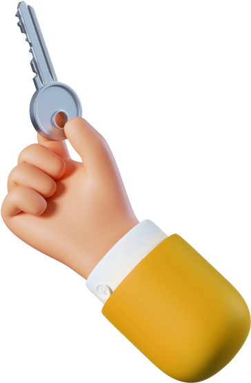 Ключ в руке